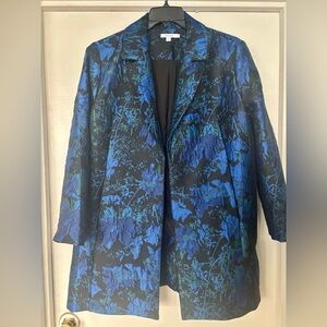 Black andJacquard Floral Topper Size: 3.5 (18-XL)